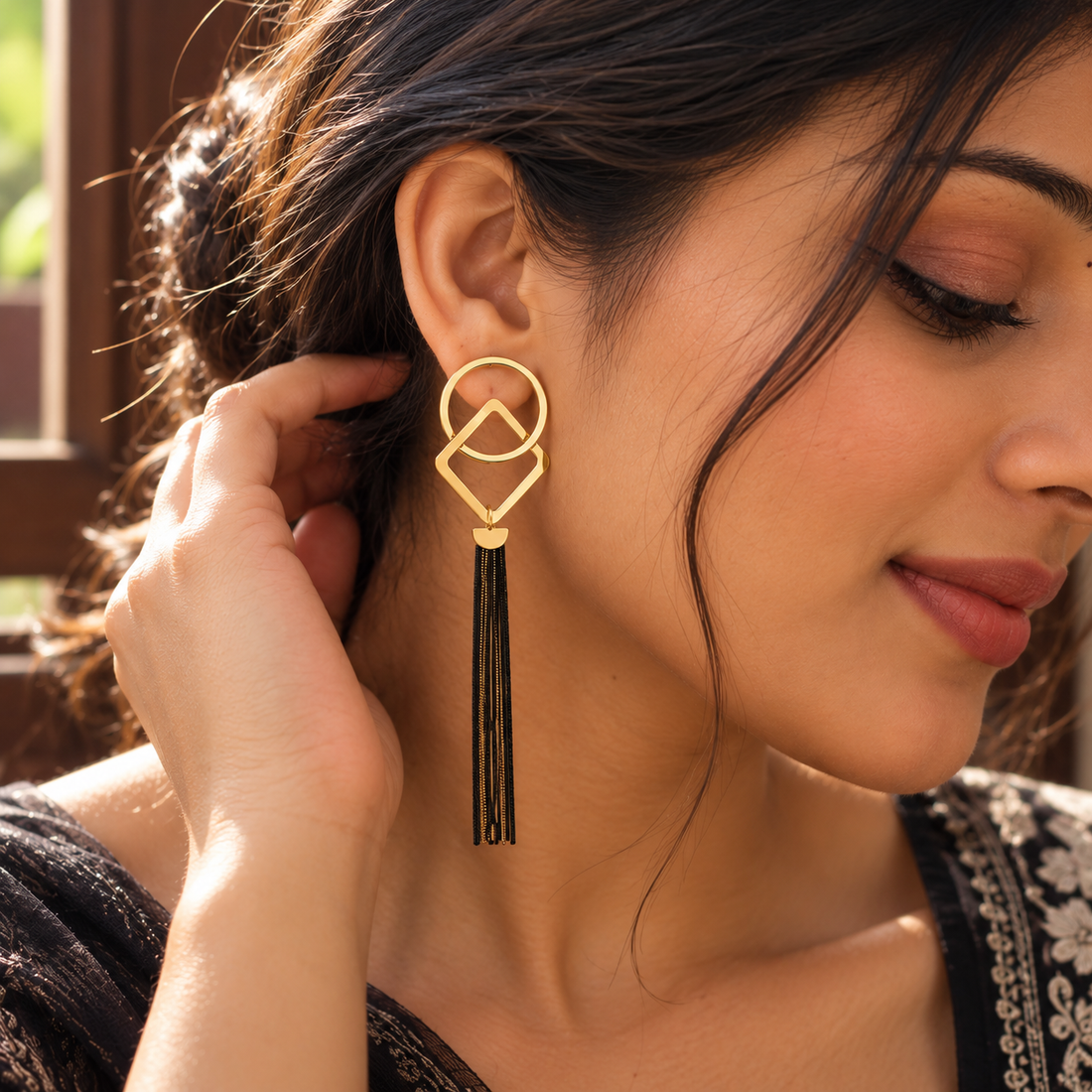 Noiré Tassel Drop Earrings